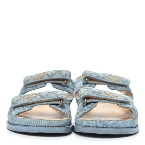 chanel sandals denim|Chanel sandals women 2021.